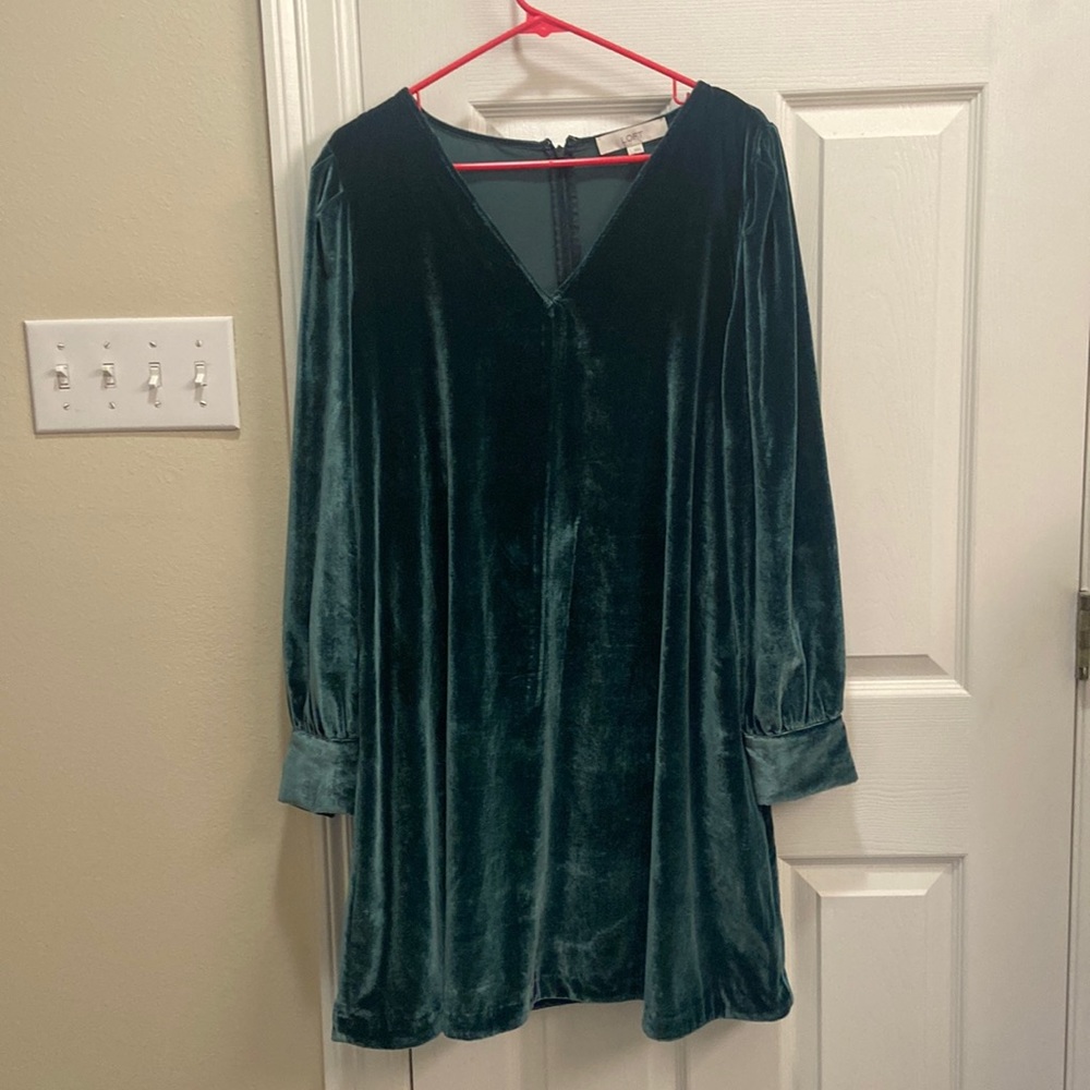 Loft velour dress